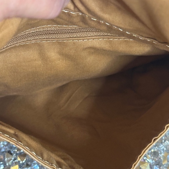 Vintage Fossil Small Leather Brown Flap Snap Crossbody. - Picture 4 of 6